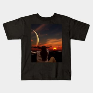 Moonset Kids T-Shirt